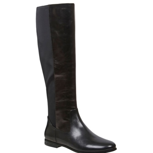 Nine West Shoes - 👢NINE WEST LEATHER Black Knee High Boot-Esterina